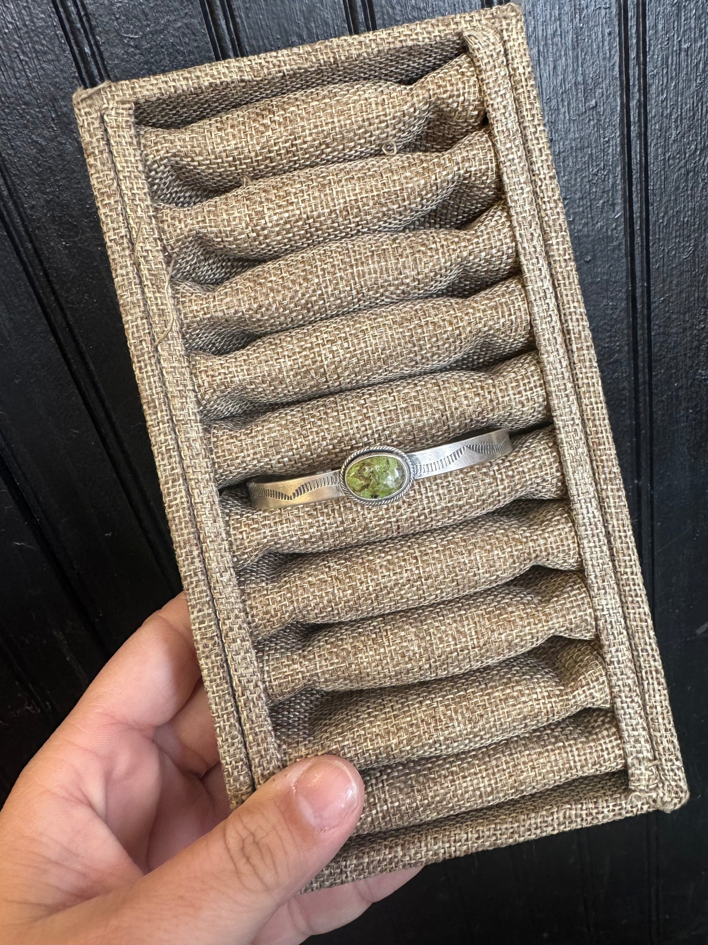 Stone Cuff Bracelet