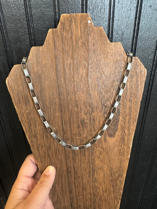 Thick Box Chain Necklace