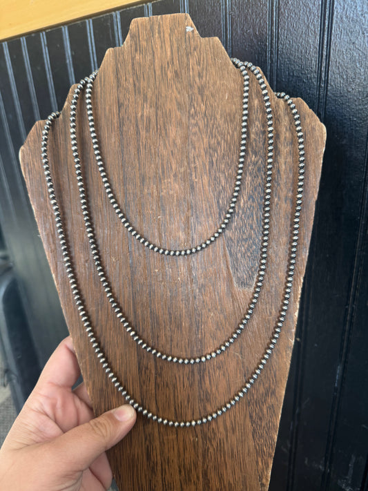 4 mm pearl necklaces