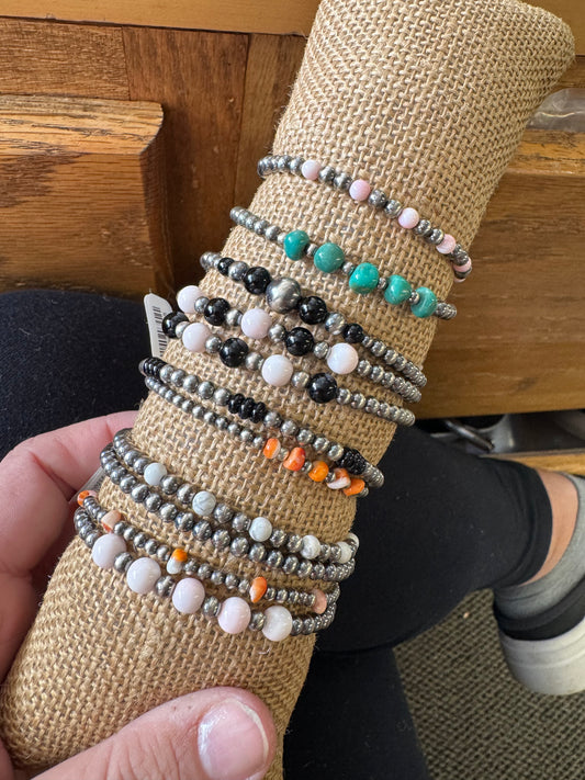 4 mm pearl bracelets