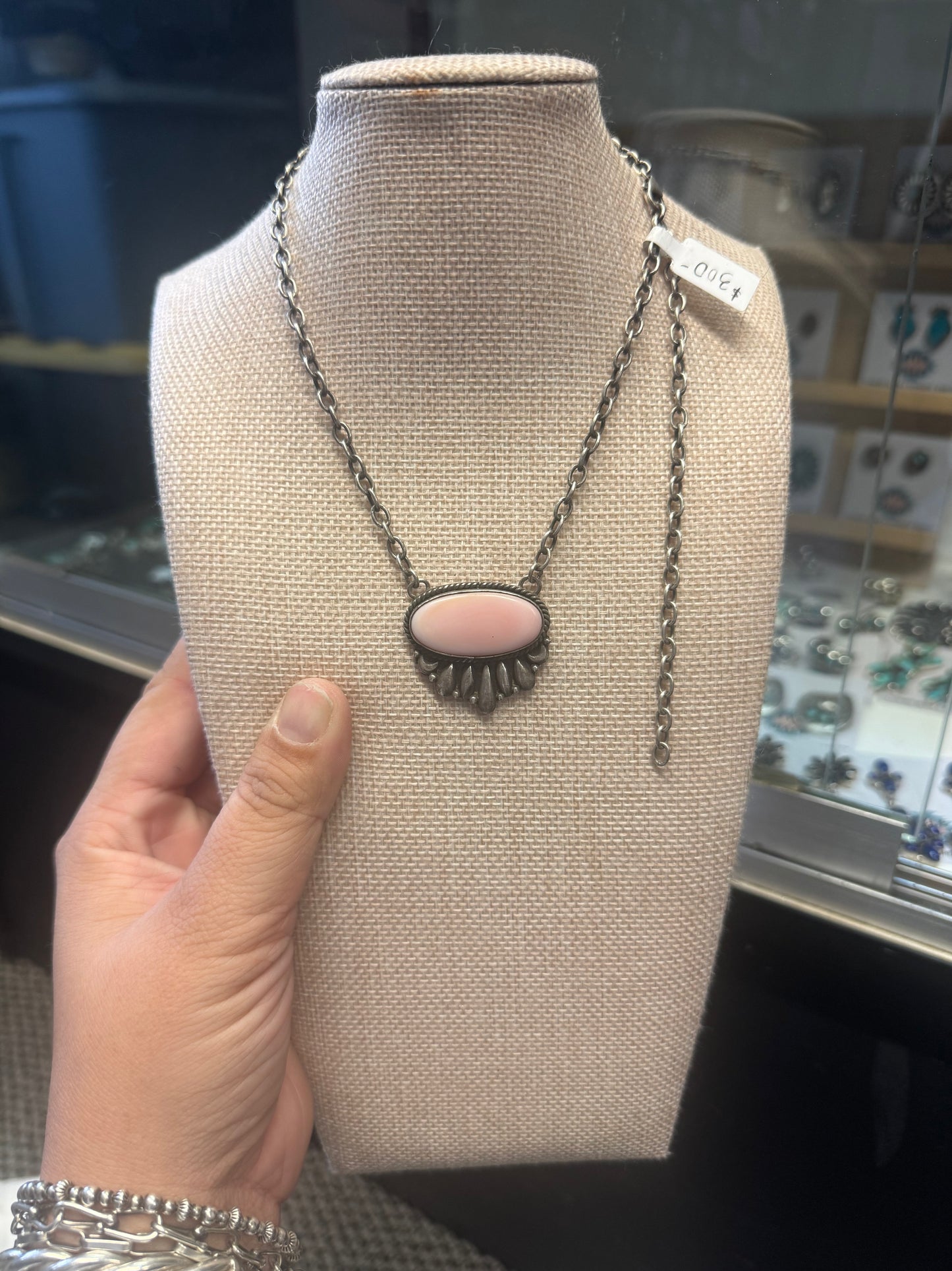 Pink Conch Necklace